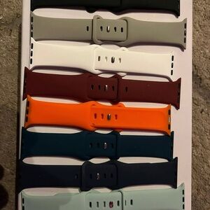 Colorful Silicone Watch Bands Set
